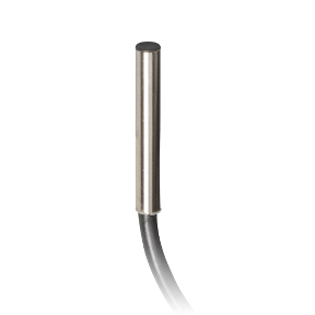 TES Electric Inductive Proximity Metal Barrel Sensor; 4mm; Embeddable; 5-24VDC; NO; PNP; 2m Potted Cable